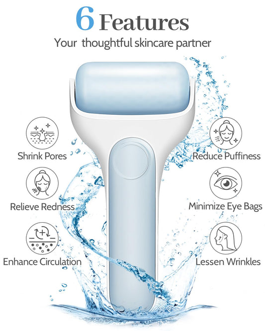 Gua Sha Facial Massage Tool with features to reduce puffiness, enhance circulation, and lessen wrinkles.
