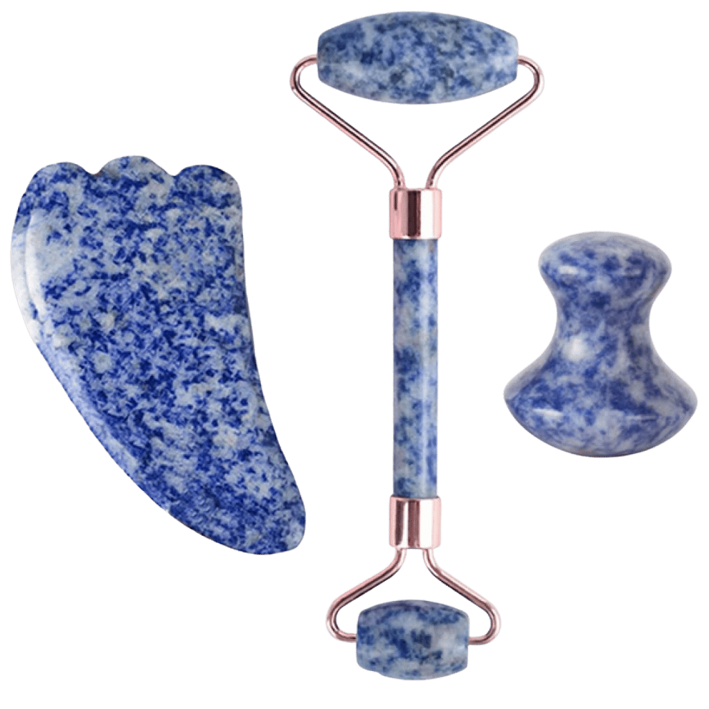 White Jade Roller & Gua Sha Set